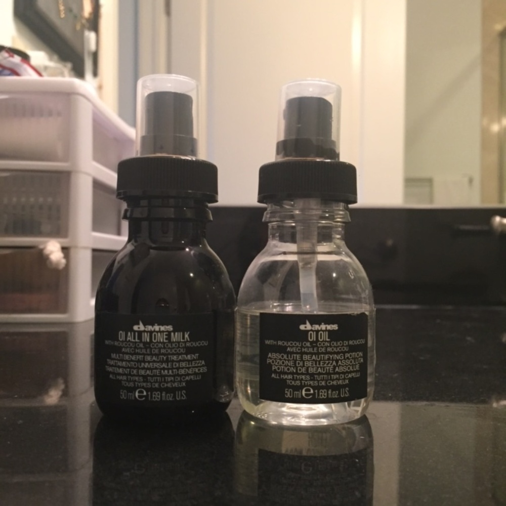 Davines Oil Styling Oil and All in one Milk
